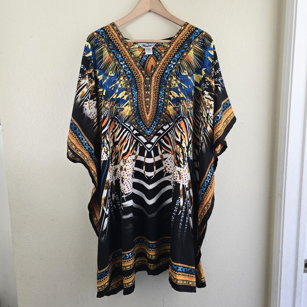 Winlar Print Multicolor Caftan OS